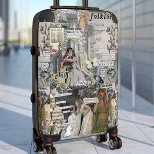 Swiftie Folklore Suitcase - Folklore Album Swift Lover Airplane Compact Carry On